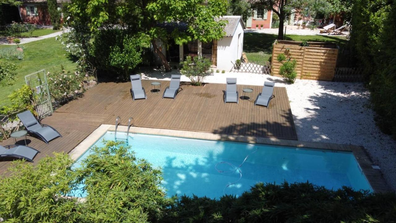 Le Pavillon Vert - B&B Vedène Buitenkant foto